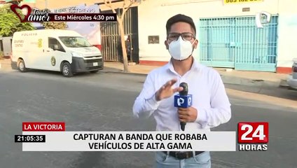 La Victoria: capturan a banda que robaba vehículos de alta gama
