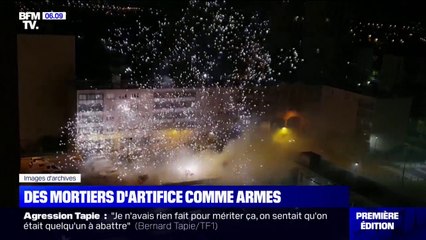 Les mortiers d'artifice sont aussi devenus des armes contre les forces de l'ordre
