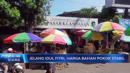 Jelang Lebaran, Harga Sembako di Pasar Tradisional Balikpapan Stabil