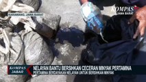 Minyak Mentah Pertamina Cemari Pantai. Nelayan Beralih Profesi