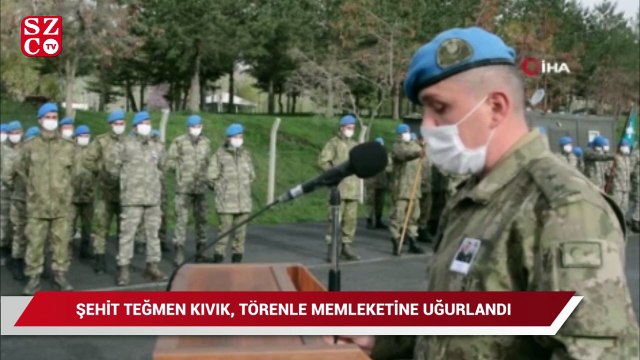 Şehit Piyade Teğmen Kıvık'ın cenazesi memleketine uğurlandı