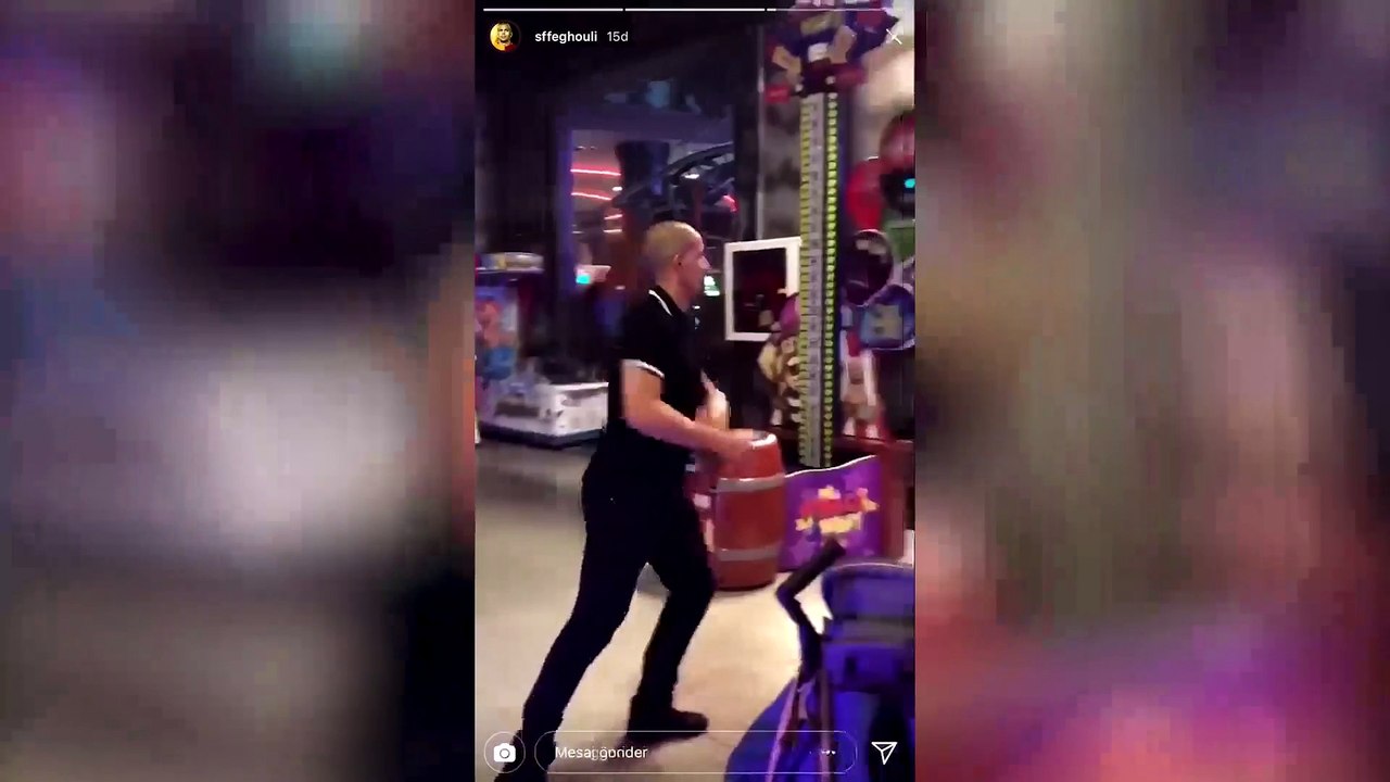 Galatasaray'ın yıldız ismi boks makinesinde de iddialı