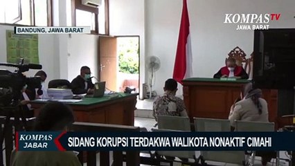 Sidang Lanjutan Kasus Korupsi Wali Kota Nonaktif Cimahi