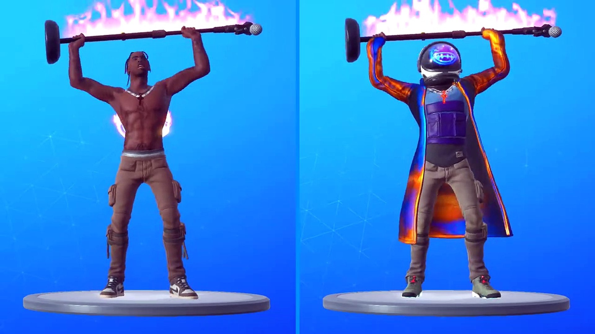 ⁣Travis Scott Vs. Astro Jack In Fortnite Dances Battle..!