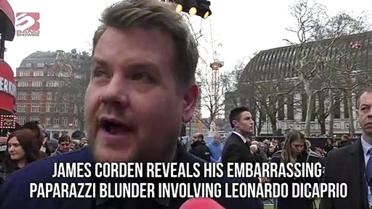 James Corden Blunder Leonardo DiCaprio