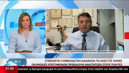Ο Διευθυντής Καρδιολογικής Ναυτικού Νοσοκομείου Αθηνών, Σπ. Παπαϊωάννου, στο Star