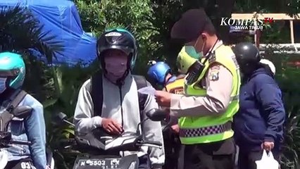Larangan Mudik, Petugas Jaga 13 Titik di Kota Surabaya