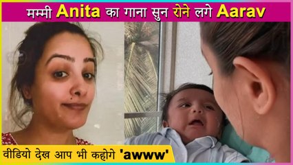 Anita Hassanandani Sings For Son Aarav But He Starts Crying