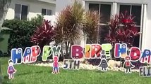 Öldürülen FBI ajanın oğluna devlet töreni gibi doğum günü kutlaması