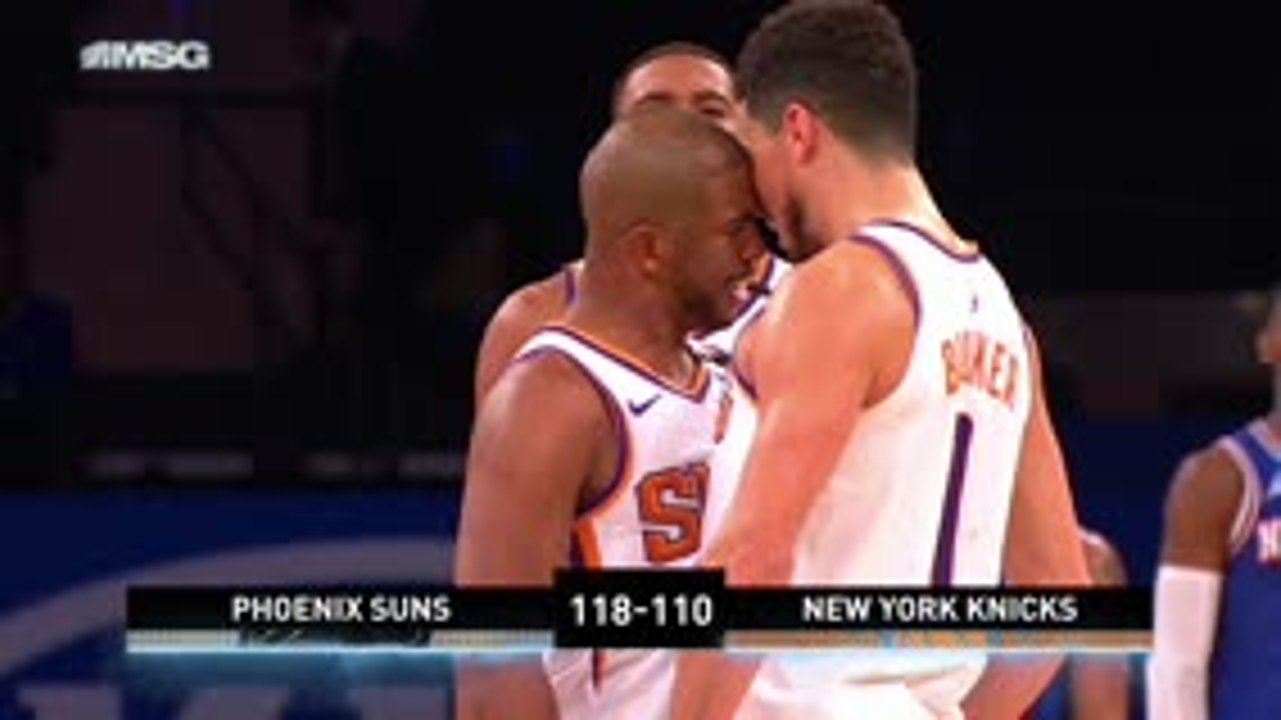 Booker bags 33 as Suns snap Knicks nine-game streak