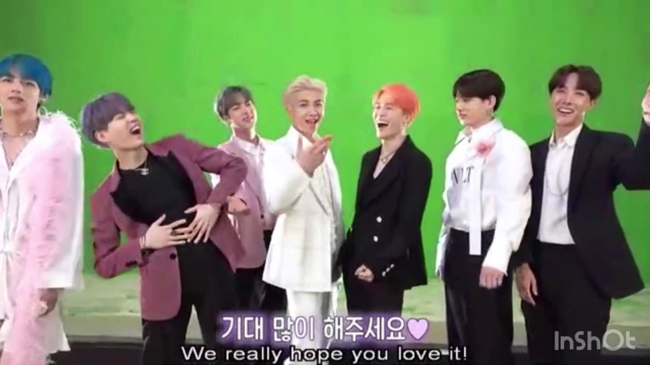 BTS Suga dognapping Yeontan | Boy with Luv ft. Halsey MV shooting