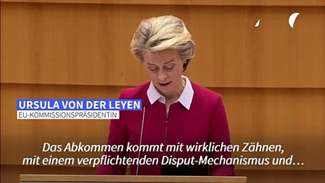 Von der Leyen warnt London vor Verstößen gegen Post-Brexit-Abkommen