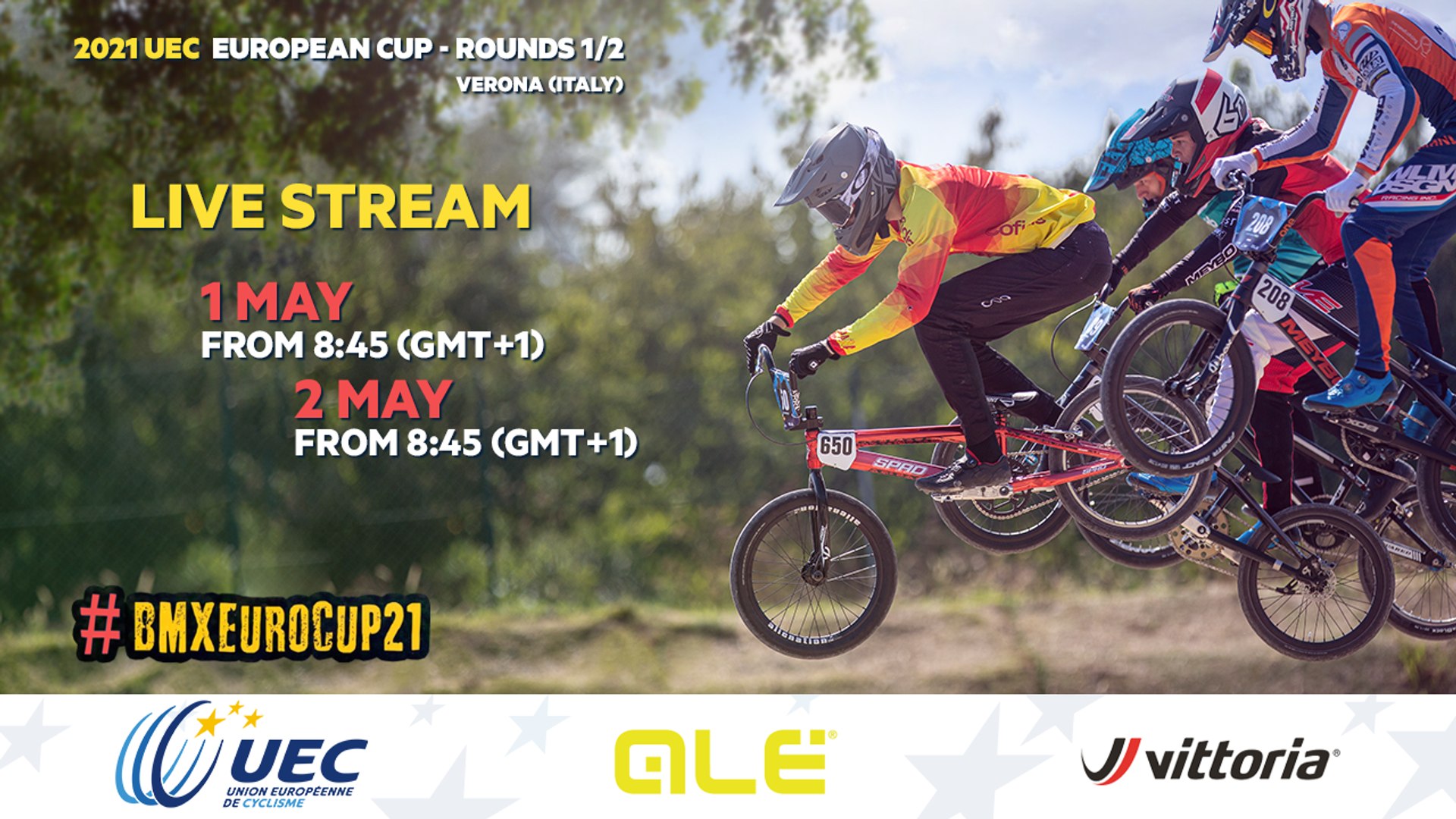 UEC BMX European Cup Rounds 1 & 2 Verona (Italy), 1-2 May 2021 - video  Dailymotion