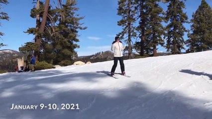 Skiing Downhill Training Pavel