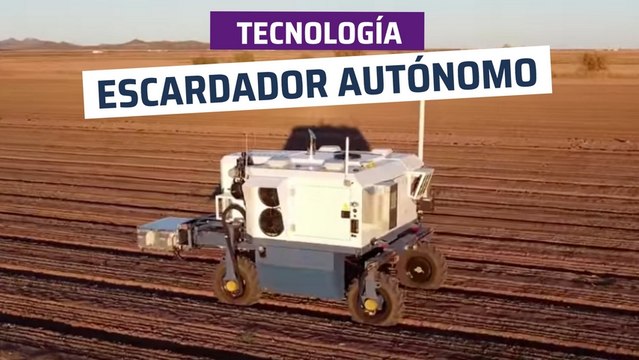 Robot que quita las malas hierbas con láser