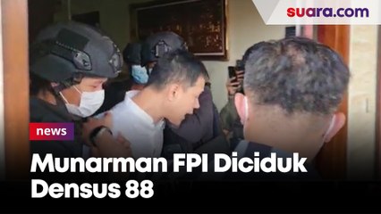 Detik-detik Munarman FPI Diciduk Densus 88 di Kediamannya