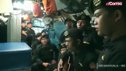 Un vídeo de los marineros del submarino hundido cantando emociona a Indonesia