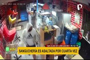 SJL: delincuente armado asaltó sanguchería en tan solo 20 segundos