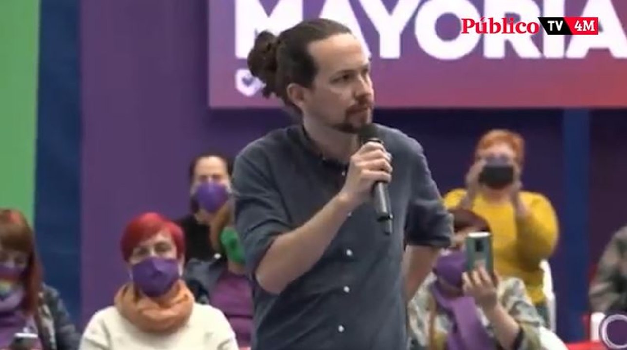 Iglesias critica a la Casa Real por no haber condenado la "violencia fascista" tras las amenazas de muerte recibidas