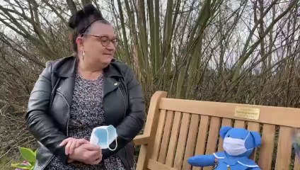 Memorial bench unveiled in honour of community nurse Fiona Anderson