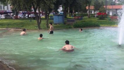 ANTALYA SÜS HAVUZUNDA TEHLİKELİ SERİNLİK
