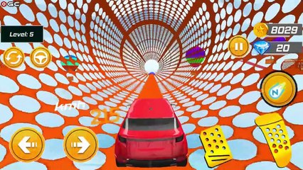 Prado Car Stunt Game 3D RED 4x4 JEEP / Mega Ramp Car Games 2021 / Android GamePlay