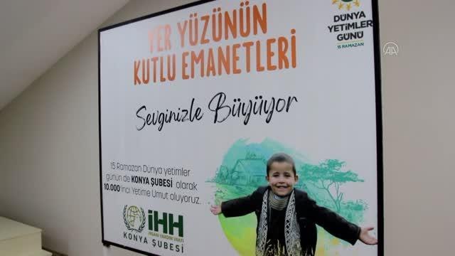 Konya İHH Şubesi, 15 Ramazan Dünya Yetimler Günü nedeniyle basın toplantısı düzenledi