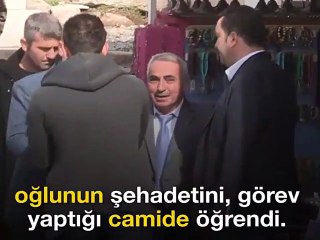 Şehit babası: Oğlum cihat ederken şehit oldu, şeref duyuyorum