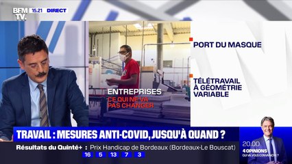 Travail: mesures anti-Covid, jusqu'à quand ? - 27/04