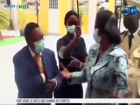 RTG - Cérémonie d’inauguration de la 7e chambre provinciale des comptes de Port-Gentil