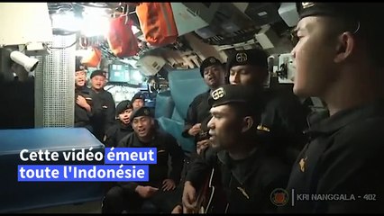 Indonésie: une vidéo montre l'équipe du sous-marin qui a coulé