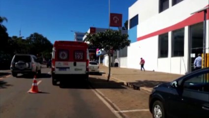 Idoso de 63 anos passa mal dentro de agência bancária e é socorrido pelo Samu