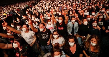 « Aucun signe » de contamination au Covid-19, après un concert test de 5 000 personnes à Barcelone