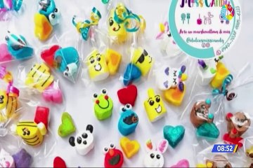 En Miss Candy Dulces hacen arte con marshmallows