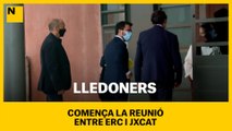 Comença la reunió entre ERC i JxCat a Lledoners