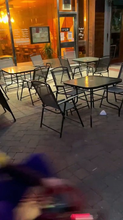 Go-karters dressed as Super Mario characters drive through Southsea