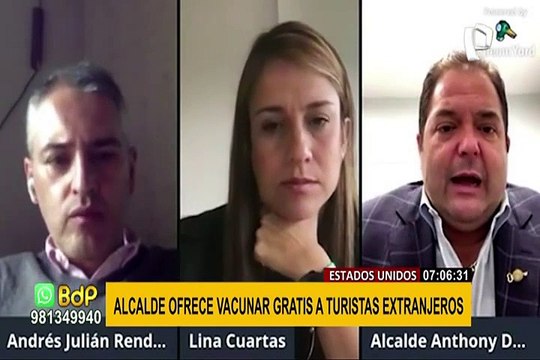 Turismo de vacunación en EEUU: alcalde ofrece vacunas gratis para turistas extranjeros