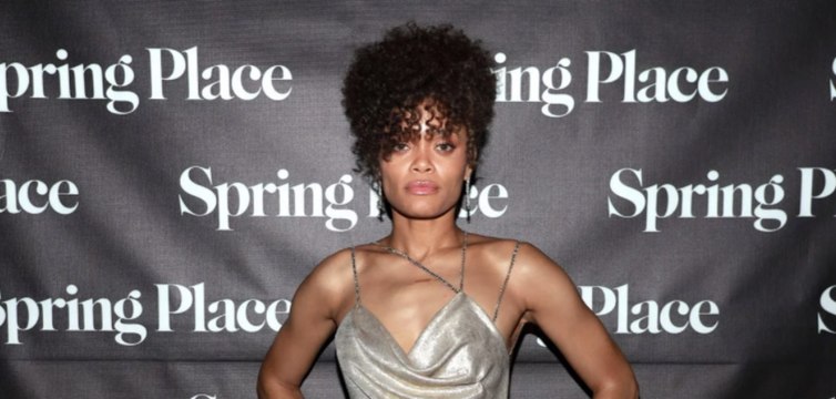 Andra Day Paired Her Backless Gown With Platform Ugg Slippers at an Oscars After Party