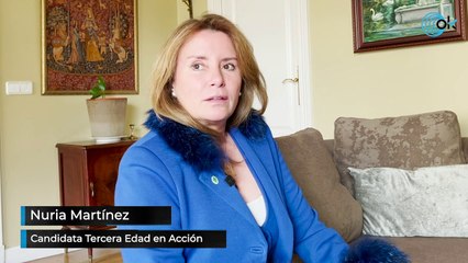 La candidata de Tercera Edad en Acción: "Hay que eliminar gasto inútil e invertirlo en los mayores"