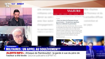 Tribune de militaires: un appel au soulèvement ? - 27/04