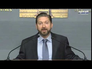 تصريح النائب فيصل كرامي من السراي الحكومي