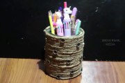 Jute Pen Stand | Best Out Of Waste Ideas | DIY | Jute Craft Ideas | Art and Crafts #4
