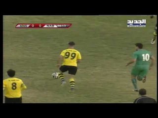 دوري الفا لكرة القدم-الجولة 10:-مباراة الانصار والنبي شيت