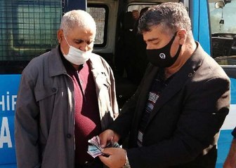 Duygu sömürüsü yapan dilencinin üzerinden 2 bin 200 lira ve 100 euro çıktı