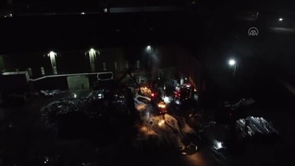 Son dakika haberleri! Alüminyum fabrikasında çıkan yangın söndürüldü