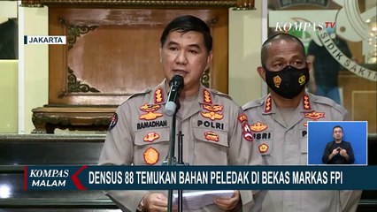 Bahan Peledak Ditemukan di Bekas Markas FPI