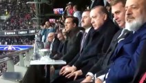 Cumhurbaşkanı Erdoğan Cenk'in golü sonrası böyle sevindi