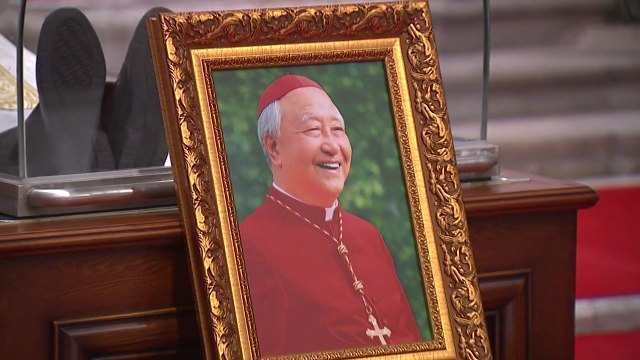 정진석 추기경 추모 미사 거행...염수정 어머니 같이 따뜻한 분 추모 / YTN