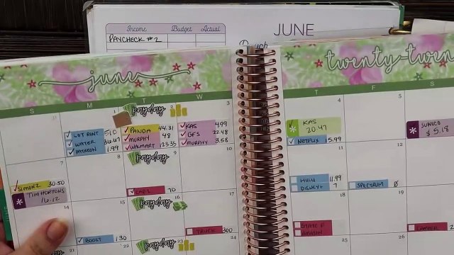 June Budget Week 2 | Cash Envelopes Stuffing & Sinking Funds | Budget By Paycheck Workbook