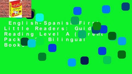 English-Spanish First Little Readers: Guided Reading Level A (Parent Pack): 25 Bilingual Books